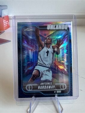 🏀 2025 Anfernee Hardaway Topps Chrome Refractor Prizm Orlando Magic Insert 🔥